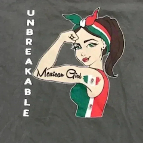 Unbreakable Mexican Girl T- Shirt Womens Sz Small‎ - Picture 3 of 7